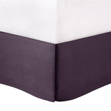 Silky Tufted 7-Piece Comforter Set, Plum Purple