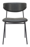Charon Dining Chair (Set of 2) Vintage Black