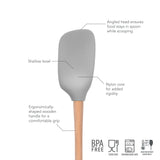Flex-Core® Silicone and Wood Spoonula