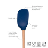 Flex-Core® Silicone and Wood Spoonula