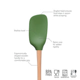 Flex-Core® Silicone and Wood Spoonula
