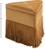 Trivoli Velvet Upholstered Stool