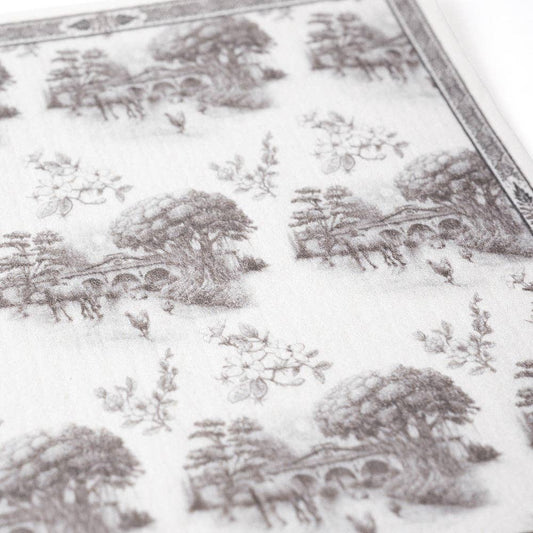 Blue Stallion Farm Toile Reusable Dish Cloth