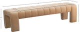 Andaz Bench - Luxurious Velvet Seating with Deep Channel Tufting for Elegant Home Decor Upgrade
