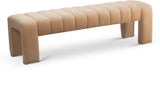 Andaz Bench - Luxurious Velvet Seating with Deep Channel Tufting for Elegant Home Decor Upgrade