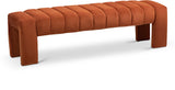 Andaz Bench - Luxurious Velvet Seating with Deep Channel Tufting for Elegant Home Decor Upgrade
