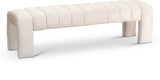 Andaz Bench - Luxurious Velvet Seating with Deep Channel Tufting for Elegant Home Decor Upgrade