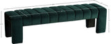 Andaz Bench - Luxurious Velvet Seating with Deep Channel Tufting for Elegant Home Decor Upgrade