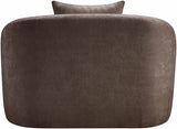 Penelope Chenille Fabric Upholstered Accent Chair