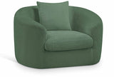 Penelope Chenille Fabric Upholstered Accent Chair