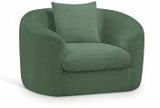 Penelope Chenille Fabric Upholstered Accent Chair