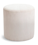 Roy Versatile Microsuede Ottoman Stool - Stylish Compact Seating for Small Spaces and Cozy Décor