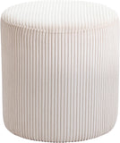 Roy Versatile Microsuede Ottoman Stool - Stylish Compact Seating for Small Spaces and Cozy Décor