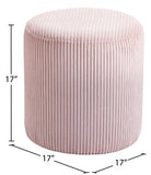 Roy Versatile Microsuede Ottoman Stool - Stylish Compact Seating for Small Spaces and Cozy Décor