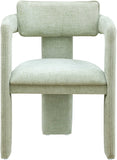 Brenda Chenille Fabric Upholstered Dining Chair (Set of 2)