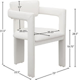 Brenda Vegan Leather Upholstered Dining Chair (Set of 2)