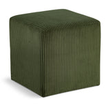 Roy Microsuede Fabric Ottoman - Stylish Compact Stool for Small Spaces with Cozy Comfort and Durability