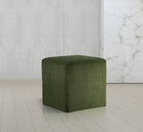 Roy Microsuede Fabric Ottoman - Stylish Compact Stool for Small Spaces with Cozy Comfort and Durability