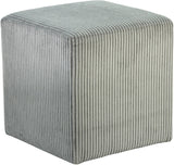 Roy Microsuede Fabric Ottoman - Stylish Compact Stool for Small Spaces with Cozy Comfort and Durability