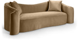 Destin 91" Velvet Upholstered Upholstered Sofa