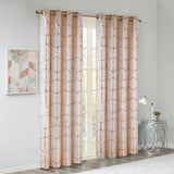 Metallic (Max Blackout) Window Panel, Pink/Gold