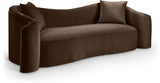 Destin 91" Velvet Upholstered Upholstered Sofa