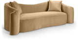 Destin 91" Velvet Upholstered Upholstered Sofa