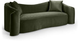 Destin 91" Velvet Upholstered Upholstered Sofa