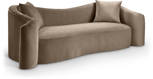 Destin 91" Velvet Upholstered Upholstered Sofa