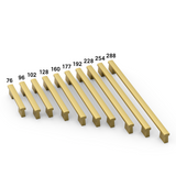 DESIGN4497 Timeless Modern Cabinet Pulls – Brushed Gold, Easy to Install, Durable
