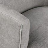 Clarita Swivel Accent Chair - Stylish Chenille Comfort with Natural Wood Base for Modern Living Spaces