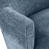 Clarita Swivel Accent Chair - Stylish Chenille Comfort with Natural Wood Base for Modern Living Spaces