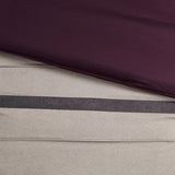 Vera Microsuede 7-Piece Comforter Set, Purple