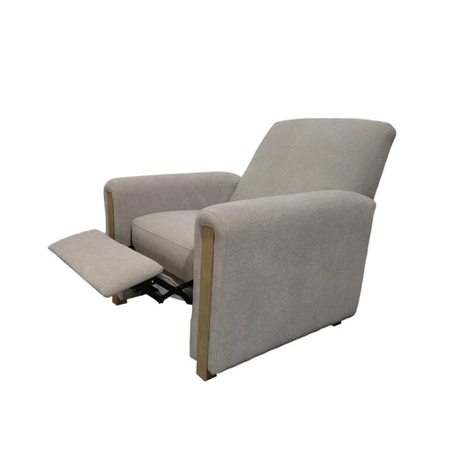 Modern High Back Recliner, Light Grey*