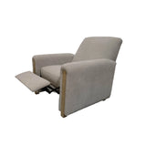 Modern High Back Recliner, Light Grey*