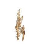 Aviary Gold Wall Sconce, Left