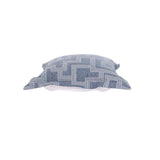 Indoor/Outdoor Puff Ottoman Cover & Cushion Syros Denim