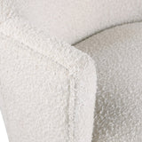 Clarita Swivel Accent Chair - Stylish Chenille Comfort with Natural Wood Base for Modern Living Spaces