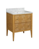 Santos 28" Sea Sand Vanity with Rectangular Undermount Sink