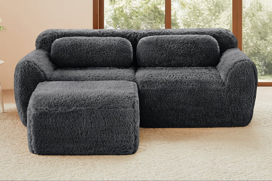 MELLOW 80" Loveseat with 1 Ottoman