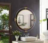 Ghost Rectangular Acrylic Mirror - Contemporary Brushed Gold Design for Elegant Home Decor Style