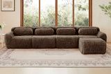 MELLOW 149" 4-Seater Sofa with 1 Ottoman