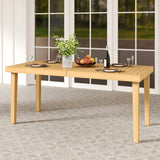 Patio Dining Table Acacia Wood Picnic Table For Backyard