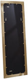 Hepburn Glass Full Length Contemporary Mirror with Brushed Trim - Perfect for Any Room Decor