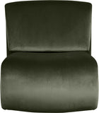 Nouveau Velvet Upholstered Accent Chair