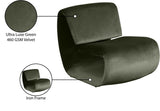 Nouveau Velvet Upholstered Accent Chair