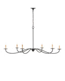 Saxon Large Black Chandelier