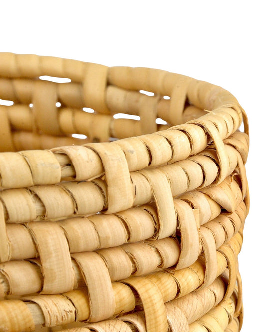 Kyoto Rattan & White Vase