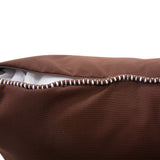 20 x 20 Outdoor Pillow with Dec Cord- Seascape Chocolate- Poly Insert