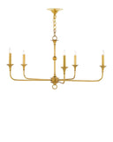Nottaway Small Gold Chandelier